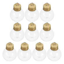 Plastic Juice Bottle Spill-Proof Design Christmas Tree Decoration 10Pcs