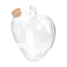 Small Wishing Bottle Creative Shaped Glass Decorative Landscape Bottle For Wedding 18x16cm 1Pack