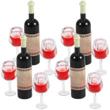 Mini Realistic Drinks Cups Toy House Accessories 1.90X0.90X0.90cm 12 Pcs