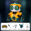 Robot RC intelligent 2.4G, télécommande, induction, danse interactive, musique, détection de gestes, cadeaux d'anniversaire B 3