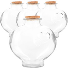 Small Decorative Jars With Lids Home Party Garden Decor 4Pcs