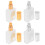 Sealing Cap Essential Oils Glass Diffuser Container Refillable Perfume Bottles for Car Use 4Pcs 2