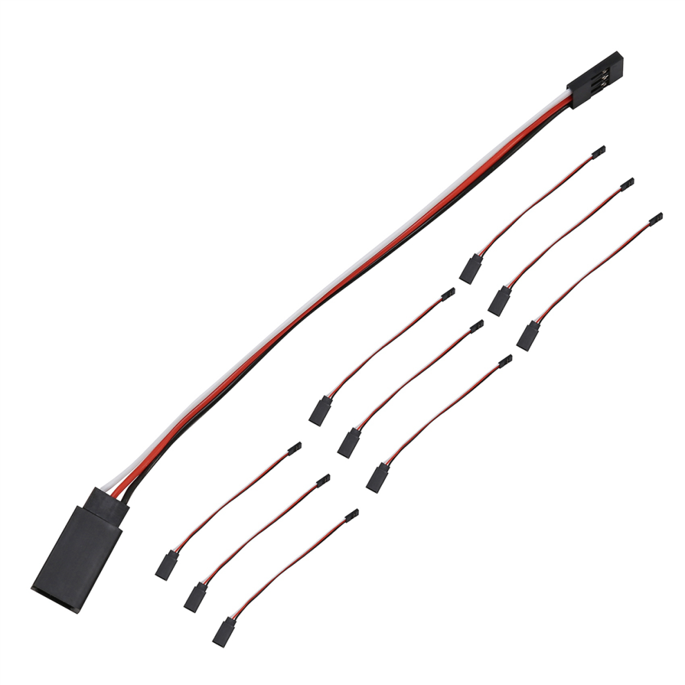 100Pcs 150Mm Servo Extension Lead Wire Jr Cable 3Pin Male To Female For Rc Car 4853895396330