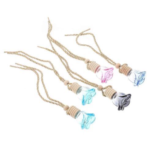 Perfume Holders Wishing Bottle Hanging Pendants 5Pcs 2