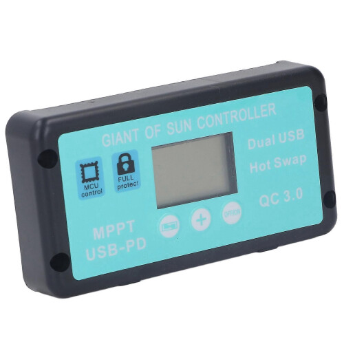 12V 24V MPPT Solar Charge Controller Professional USB PD QC3.0 Solar Panel Regulator with LCD Display 2