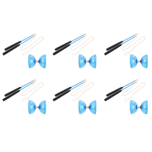 diábolos de doble cabeza con tres rodamientos para fitness, yo-yos para jugar al aire libre, juguetes para niños mayores