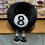3 bolas de billar negras de peluche, n. 8, para decorar el hogar. 8