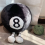 3 bolas de billar negras de peluche, n. 8, para decorar el hogar. 7