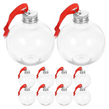 Candy Boxes Transparent Candy Bottle Christmas Decorations Festive Atmosphere Material 6.20X5.00X5.00CM