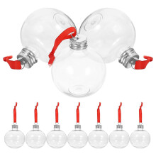 Candy Bottles Pendant Decoration Simple Shaped PET Material present Wrapping Christmas Decorations 6.20X5.00X5.00CM