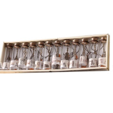 Transparent Wishing Bottles Mini Size With Cork For Family Parents present Giving 12Pcs Box