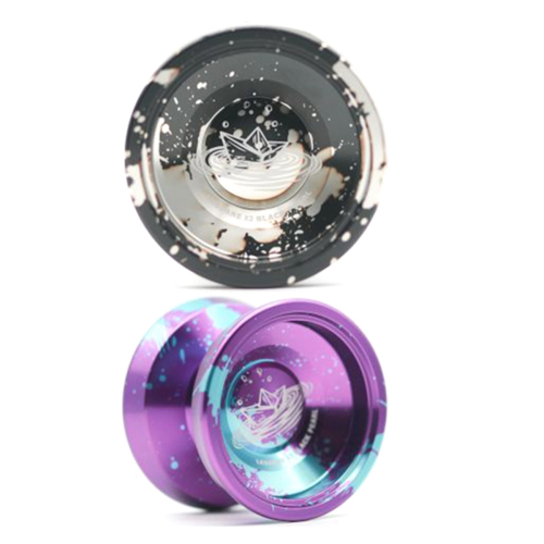 Yoyo professionnel X2 non réactif avec roulements réactifs remplaçables, cordes et 2 gants Yo-Yo, cadeau A 2