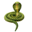 Peluche Cobra Serpent Python Poupée Farce Accessoire Décoration Fête Cadeau Vert 1