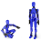 Figurine articulée Fun 13 imprimée en 3D, figurine mobile multi-articulée T13, mannequin décoratif, E 6