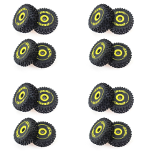 16Pcs Front and Rear Wheel Tire Tyre for 144001 144010 124016 124017 RC Car Upgrade Parts Spare Accessories