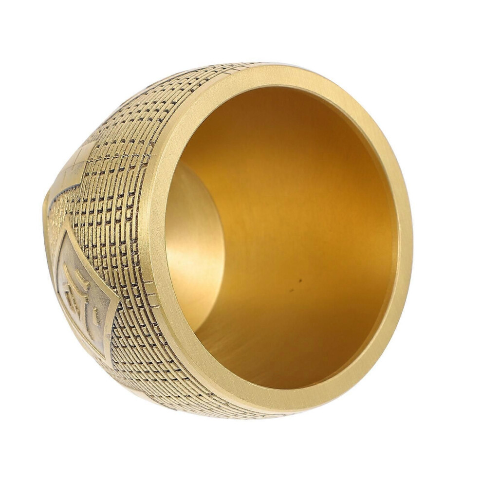 Brûleur d'encens décoratif en laiton sur piédestal, petit format, style chinois, 1 paquet