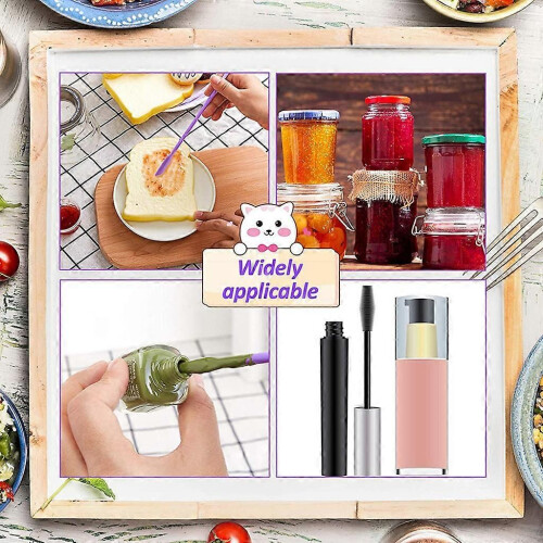 Multicolor Silicone Small Scraper for Makeup Spatula- Thin Jar Spatula for Thin Jar/Kitchen Bottles/Cosmetic 1
