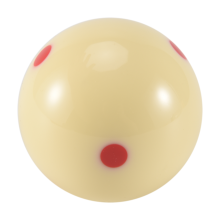 2.25inch 57mm 6 Red Spot Cue Ball Pro Cup Billiard Pool Snooker Training Practice