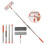 3-Section Window Squeegee Kit with Extension Pole for Car and High Windows 7