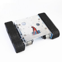 Robot czołgowy ze stopu aluminium DC9-12V, podwozie pojazdu gąsienicowego, aktualizacja DIY do zestawu montażowego A