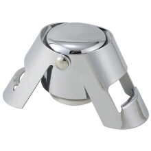 4 Set Chrome Champagne Stopper Bottle for Preservation