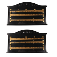 2X Billiards Scoreboard Snooker Score Recorder Billiard Club Game Recording Board Calculation Number