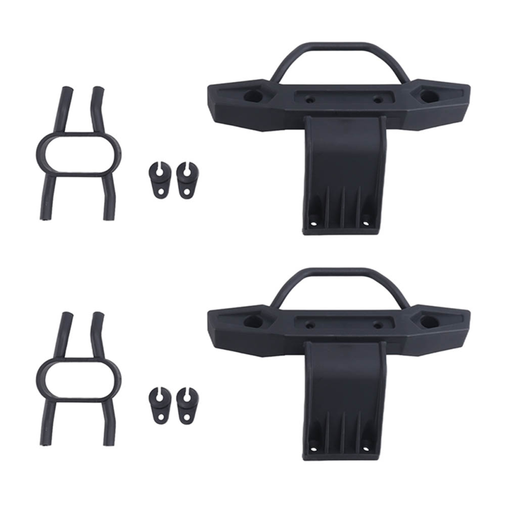 2X Front Bumper 7528 For -10 Dbx10 1/10 Rc Car Upgrade Parts Spare Accessories Black 4853895317588