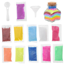 Creative Wishing Bottle Diy Sand Sand Art Bottle Wedding Party Assorted Color 8.5X6.5CM 1Set