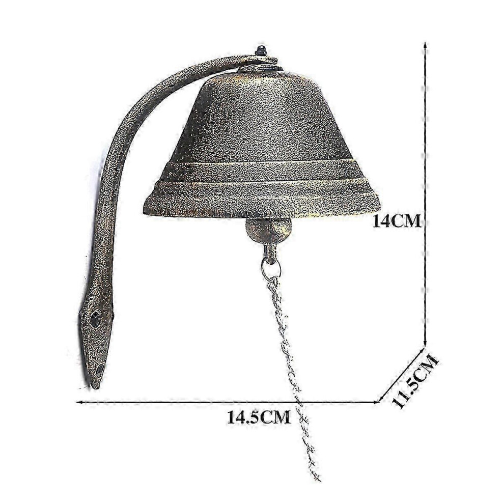 Cloche Porte D'entrée Cloche Décorée Pour Porte Maison De Campagne Cloche Murale En Fonte Antique Floral Sonnette De Porte B 42080306