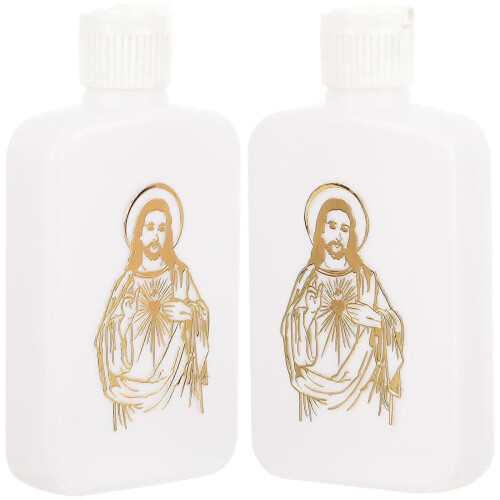 Lot de 2 bouteilles d'eau bénite vides (100 ml) 2