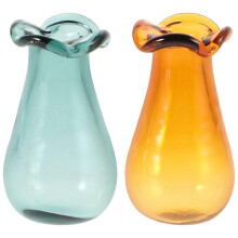 2Pcs Miniature Vase Model Mini Glass Vases Tiny Houses Accessories Decoration DIY Micro Landscape Dollhouse