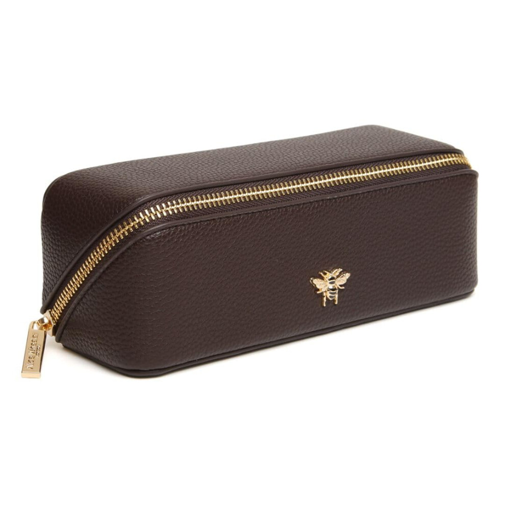 Alice Wheeler London (Chocolate) Bee Mini Makeup Train Case