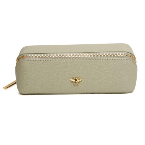 (Pistachio) Bee Mini Makeup Train Case 1