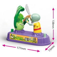 Vs Plants Zombies Battle Plate Toy For Parent Child Interactive Boy Set Gift