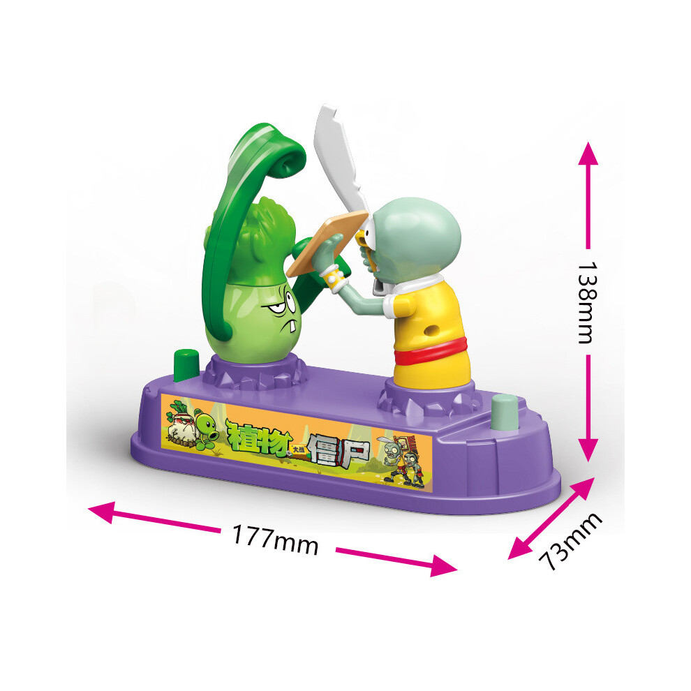 Vs Plants Zombies Battle Plate Toy For Parent Child Interactive Boy Set Gift