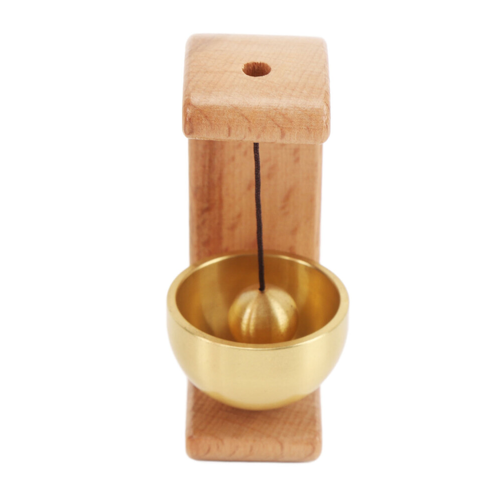 Beech Brass Suction Door Bell Versatile Door Hanging Ornament for Shop & Garden