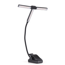 Faltbares Notenlicht mit 51 LEDs, 4 Farbtemperaturen, 12 Helligkeitsstufen, 3216 cm schwarz