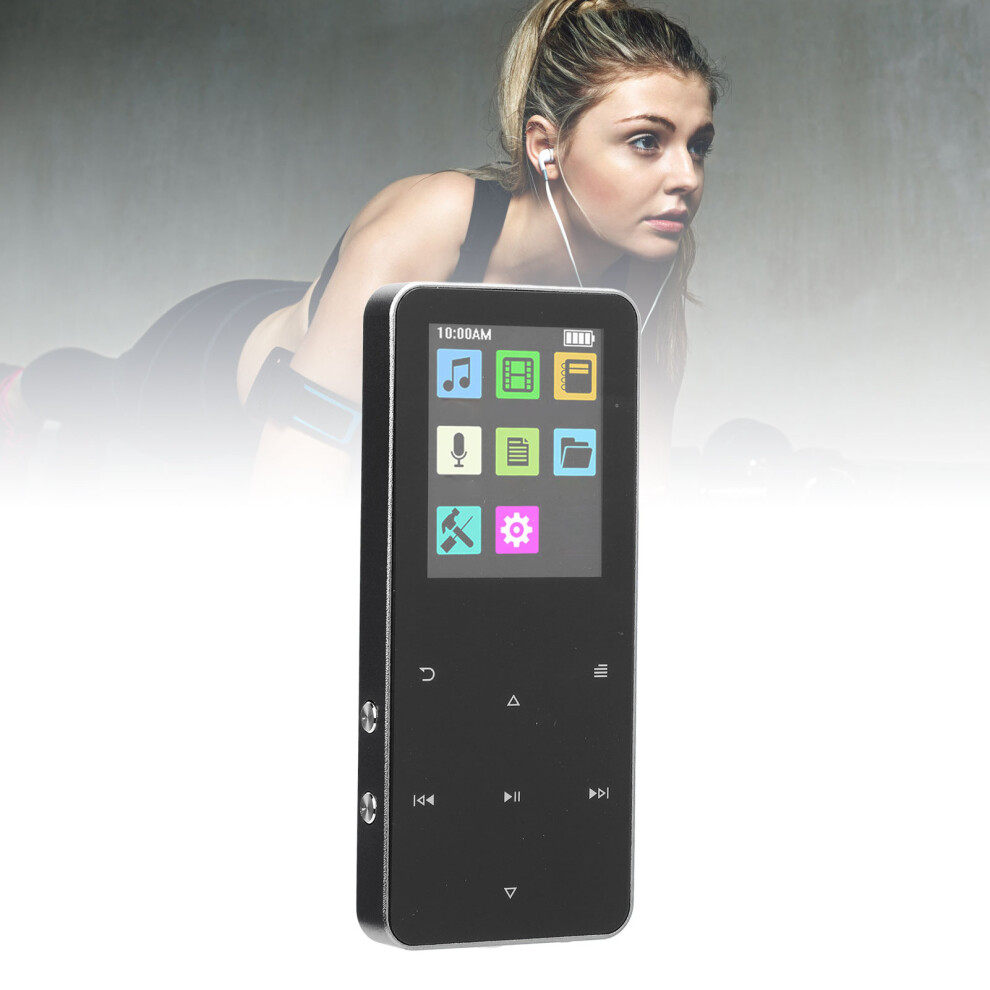 8Gb Mp3 Player 1.8" Tft Touch Screen, Lossless Sound, Bluetooth, Black 4691331226908
