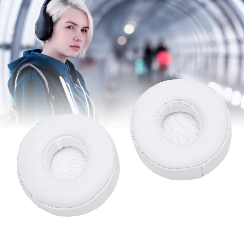 Sheepskin Ear Pads For Headphones Noise Isolation, Memory Foam White 8781331227008