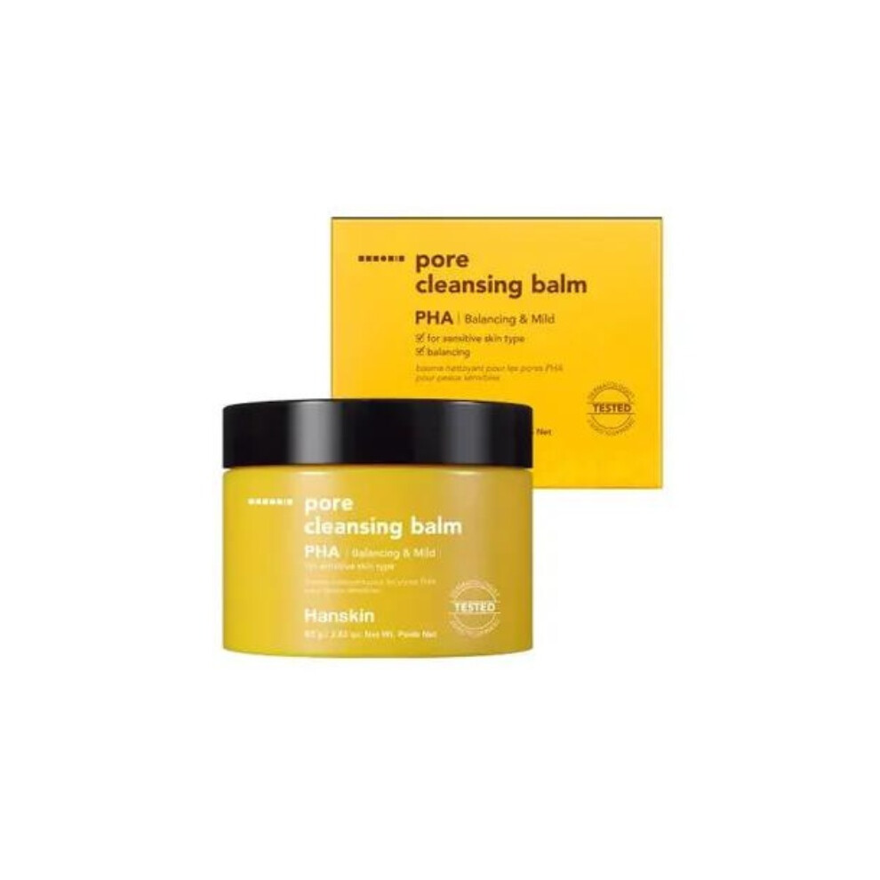 Hanskin Pore Cleansing Balm PHA Balancing & Mild |Refines pores and improves overall skin texture - 80g