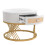 (white) 2-in-1 round coffee table with marble top 11