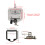 Stainless Steel Truck Tool Box Latch Fold T-Handle Lock 517g 2