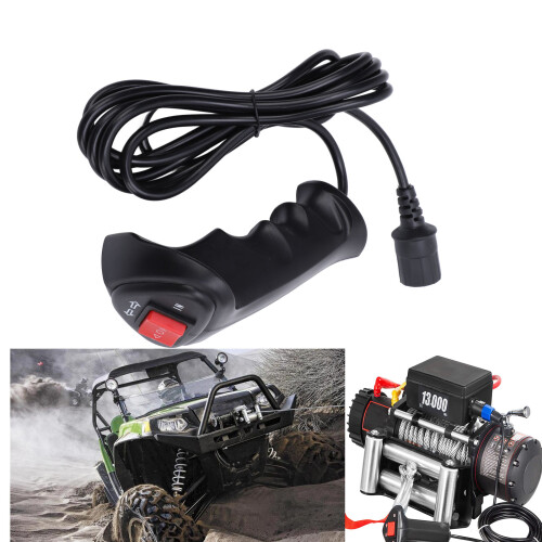 Kit de télécommande de treuil, câble de 7,5 pieds, ABS