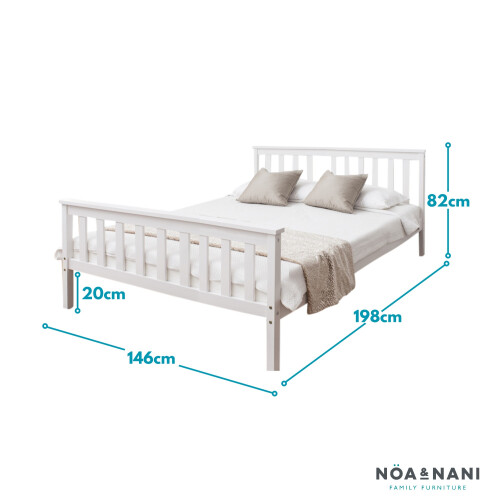 Noa and Nani Double Dorset Bed in White 2