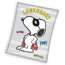 Peanuts Snoopy Fleece Throw Blanket 150 x 200 cm - Large Size