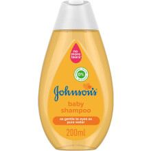 Johnson's Baby Shampoo 200ml | No More Tears | Gentle Formula for Soft, Clean Hair | Paediatrician-Tested | Free from Harsh Chemicals & Parabens