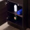 NES Home Nes Home 485mm Left Hand Dark Oak Vanity Unit with White Resin Basin 5