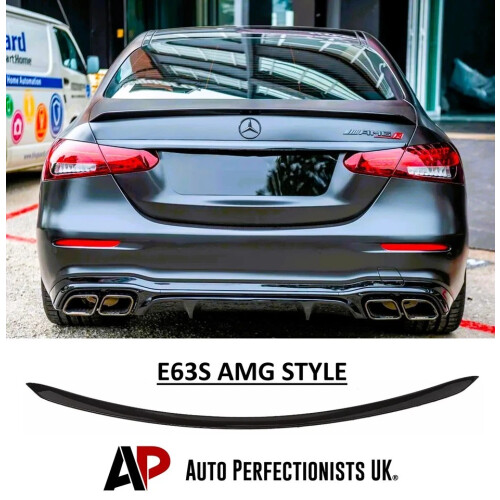 For Mercedes E Class E63S AMG Style W213 Rear Boot Lip Spoiler 2020+