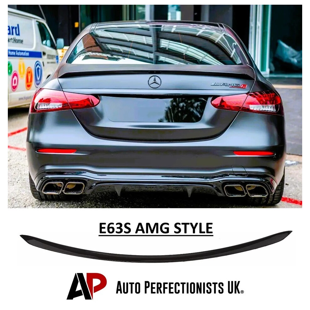 For Mercedes E Class E63s Amg Style W213 Rear Boot Lip Spoiler 2020+ 5061072669323