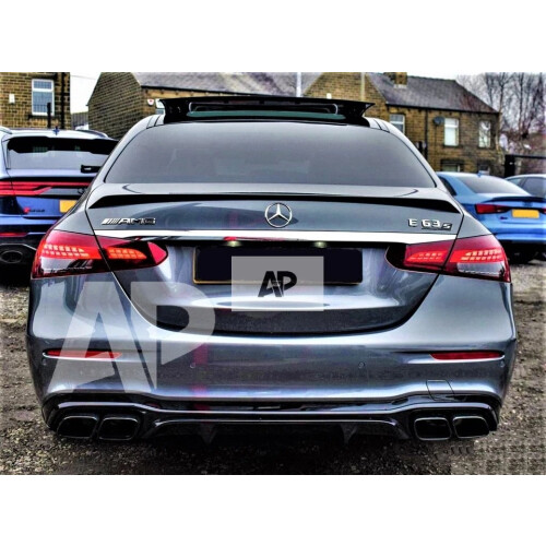 For Mercedes E Class E63S AMG Style W213 Rear Boot Lip Spoiler 2020+ 2